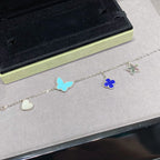 ¡®Lumi¡¯LUCKY SPRING SILVER BRACELET 4 MOTIF