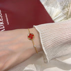 ¡®Lumi¡¯SUN PEDANT CARNELIAN BRACELET