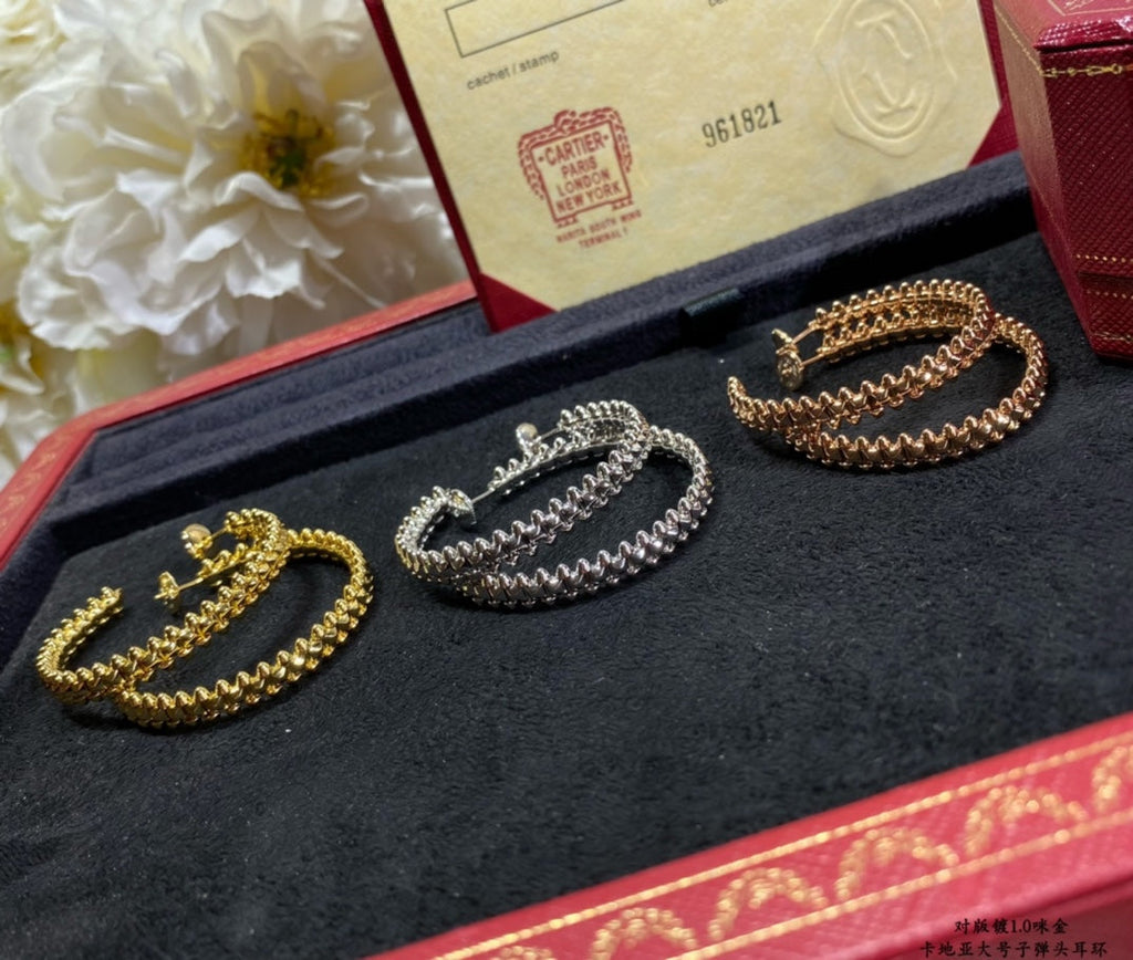 ¡®Lumi¡¯CLASH LARGE HOOP EARRINGS
