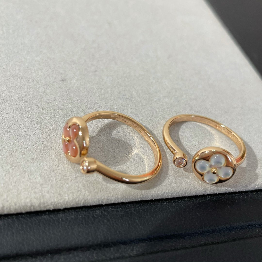 ¡®Lumi¡¯SUN 1 DIAMOND PINK MOP RING