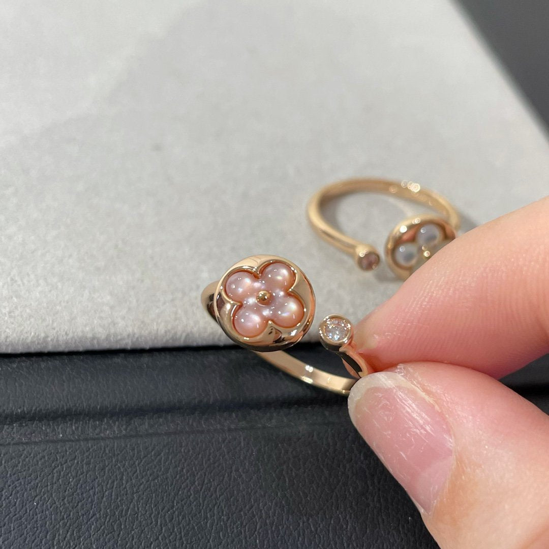¡®Lumi¡¯SUN 1 DIAMOND PINK MOP RING