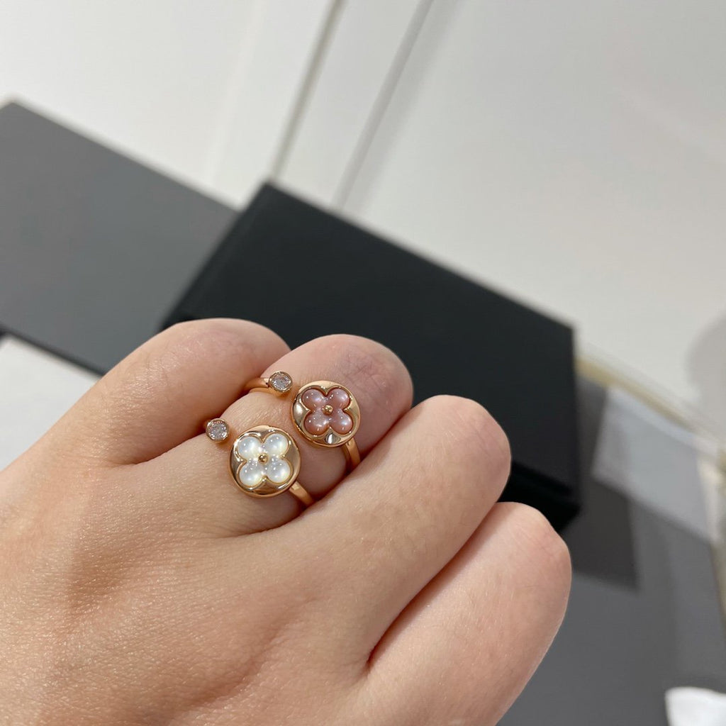 ¡®Lumi¡¯SUN 1 DIAMOND PINK MOP RING