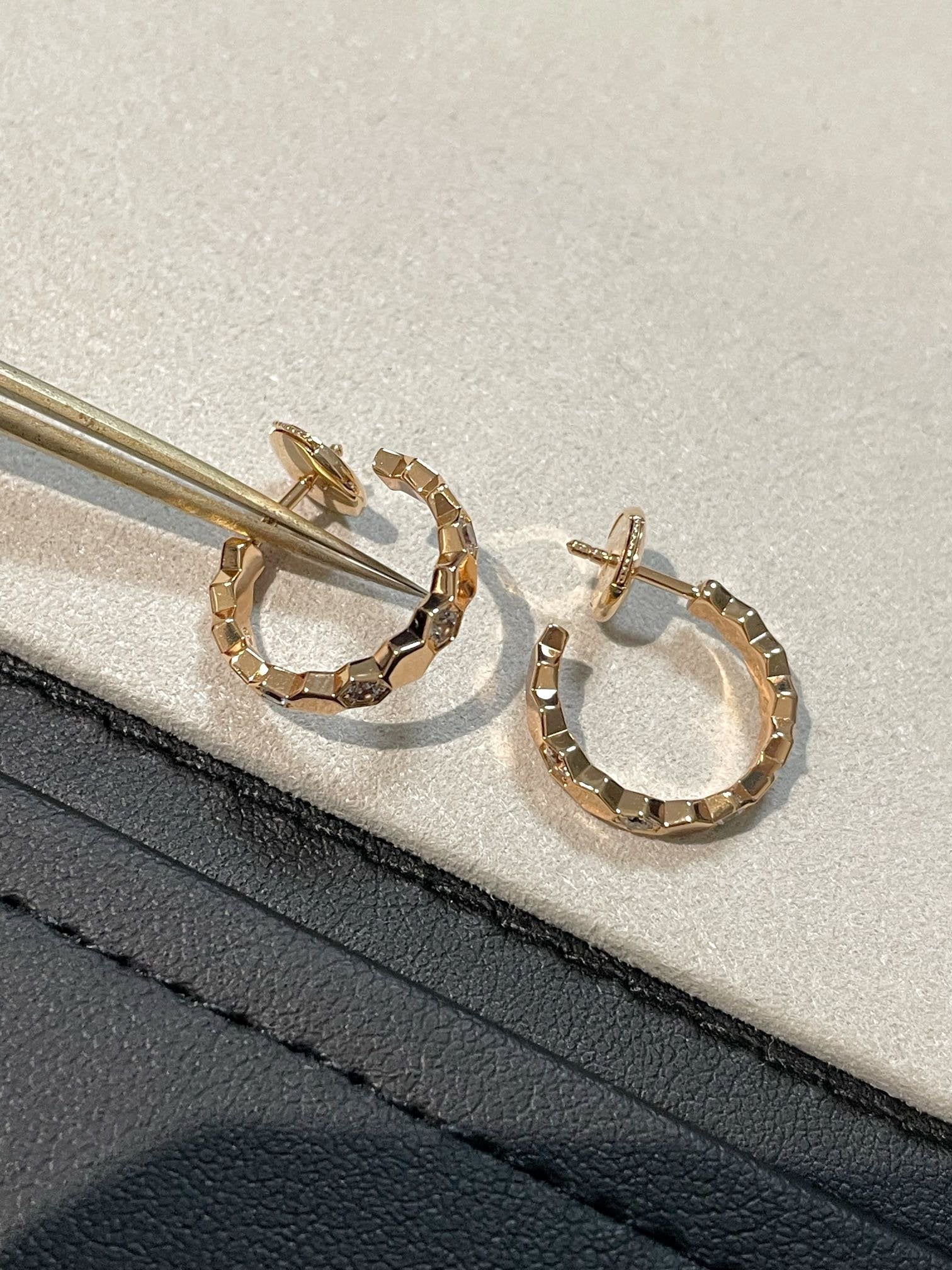 Lumi® BEE LOVE Ohrringe GOLD DIAMANT