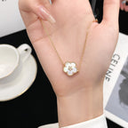 ¡®Lumi¡¯LUCKY SPRING ROSE GOLD MOP BRACELET