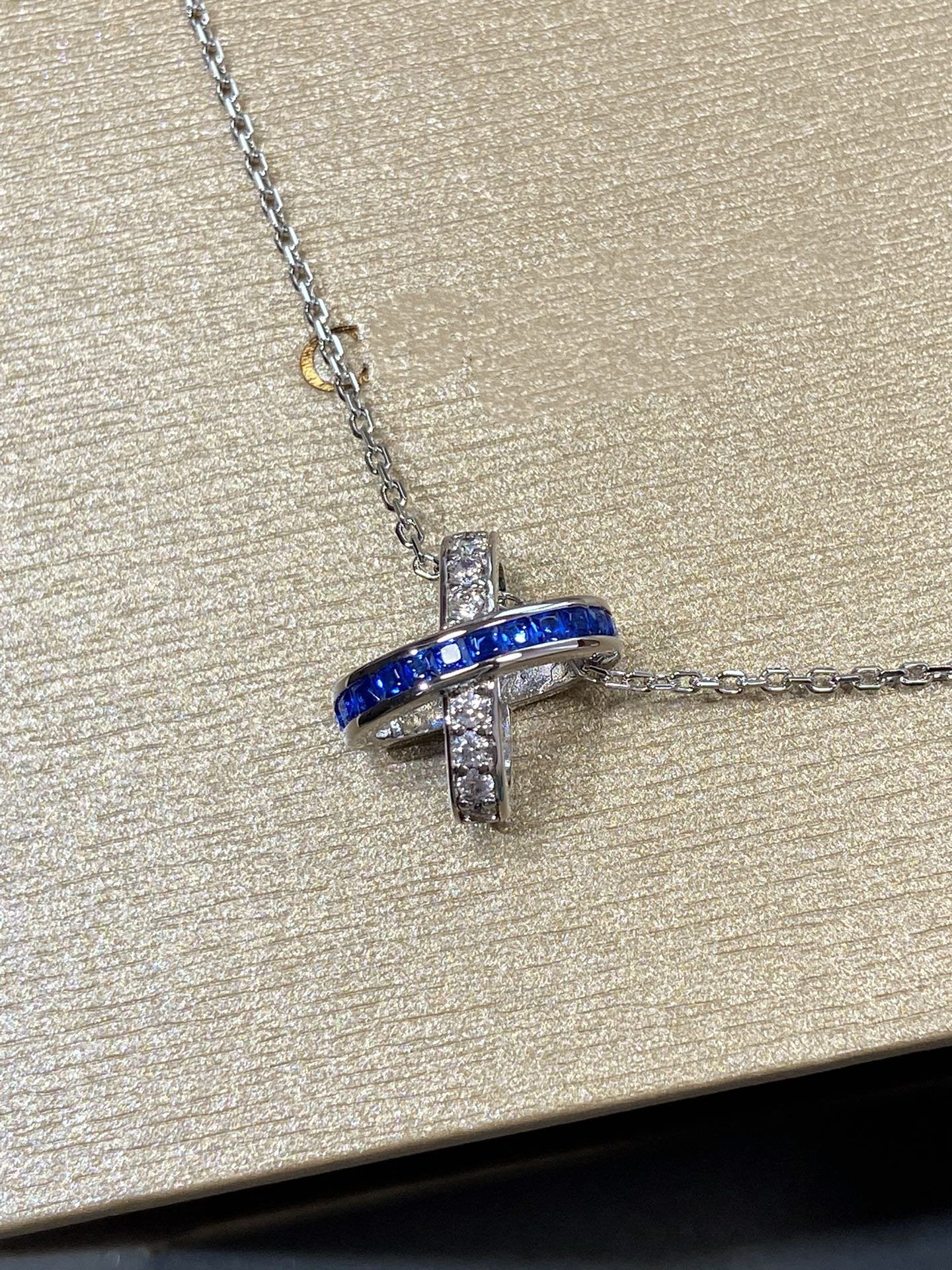 ¡®Lumi¡¯LIENS DIAMANT-SILBER-KETTE