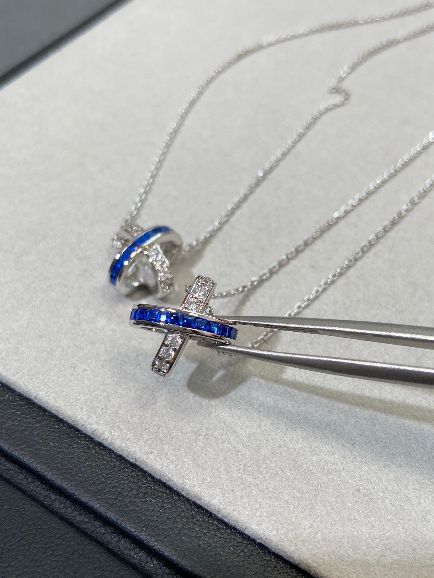 ¡®Lumi¡¯LIENS DIAMANT-SILBER-KETTE