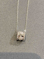 ¡®Lumi¡¯PERLEE PEDANT SIVLER DIAMOND NECKLACE
