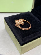 ¡®Lumi¡¯CLOVER RIVERSIBLE ROSE GOLD RING