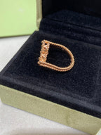 ¡®Lumi¡¯CLOVER RIVERSIBLE ROSE GOLD RING
