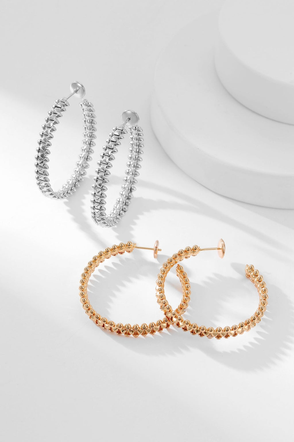 ¡®Lumi¡¯CLASH HOOP EARRINGS