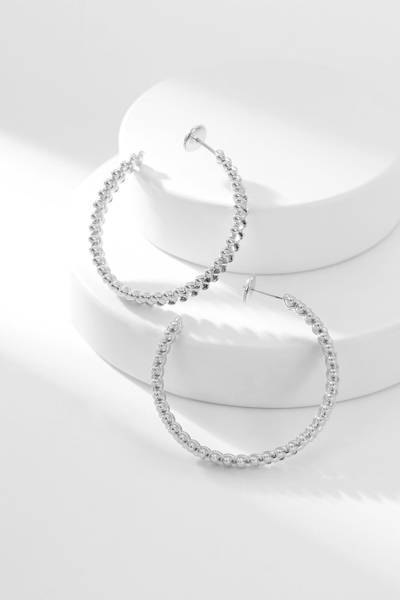 ¡®Lumi¡¯CLASH HOOP EARRINGS