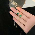 ¡®Lumi¡¯CLOVER BRACELET MALACHITE 1 MOTIF