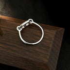 ¡®Lumi¡¯RONDE SMALL SILVER DIAMOND RING