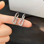 ¡®Lumi¡¯FORCE 10 FULL DIAMOND DROP EARRINGS MEDIUM MODEL
