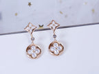 ¡®Lumi¡¯STAR AND SUN PINK GOLD MOP DROP EARRINGS