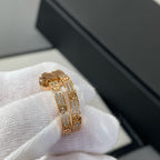 ¡®Lumi¡¯LOVE DIAMOND PINK GOLD HOOP EARRINGS