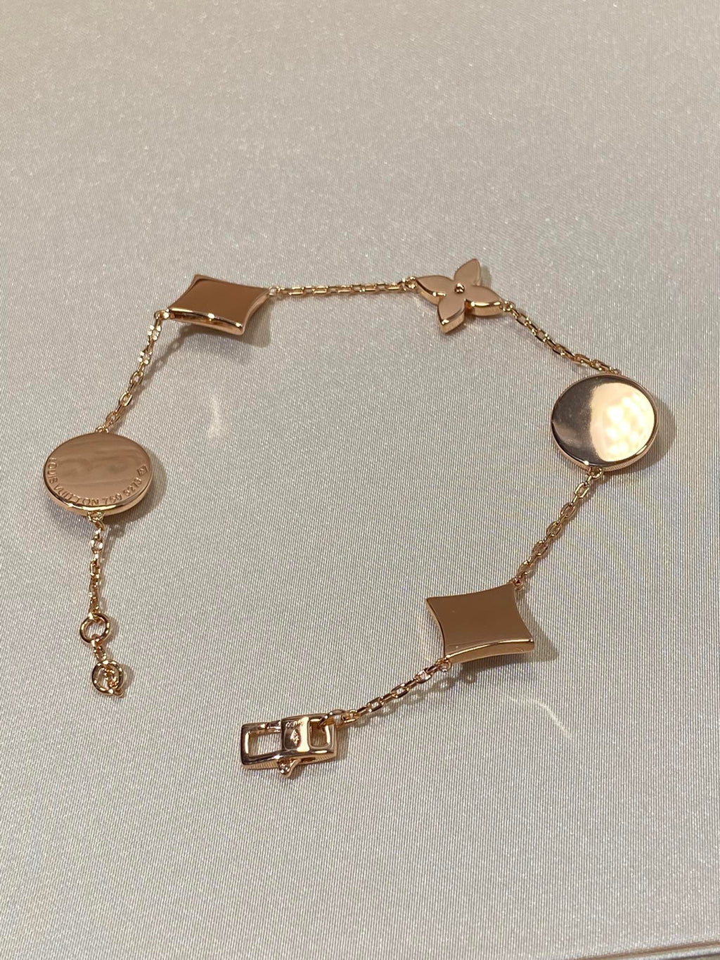 Lumi® Armband mit Stern und Sonne, 5 Motive, rosa-goldenes Armband
