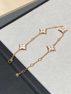 ¡®Lumi¡¯STAR 4 MOTIF MOP DIAMOND PINK GOLD BRACELET