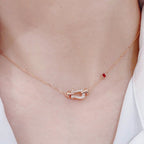 ¡®Lumi¡¯FORCE 10 DIAMOND PINK GOLD NECKLACE