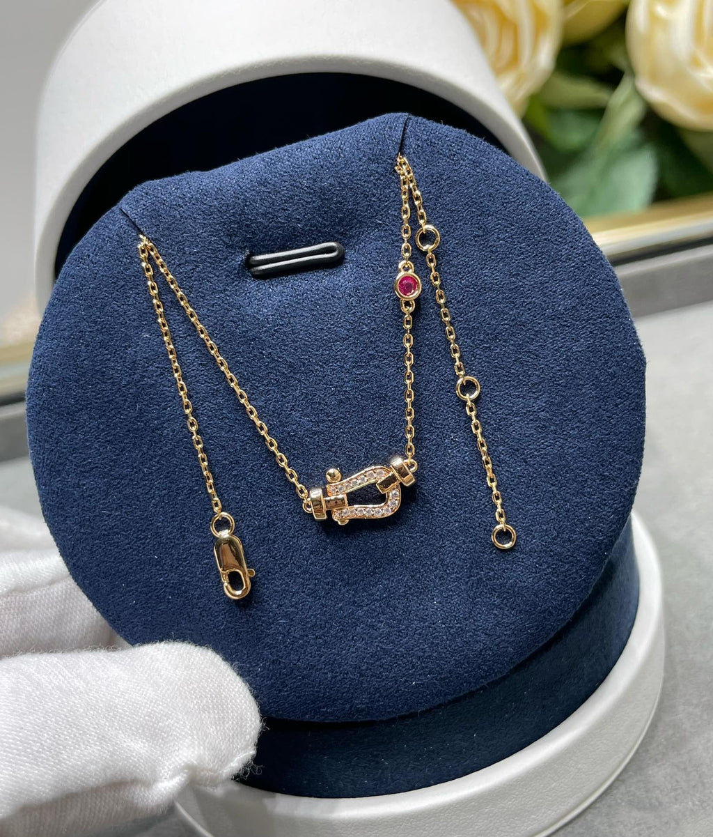 ¡®Lumi¡¯FORCE 10 DIAMOND PINK GOLD NECKLACE