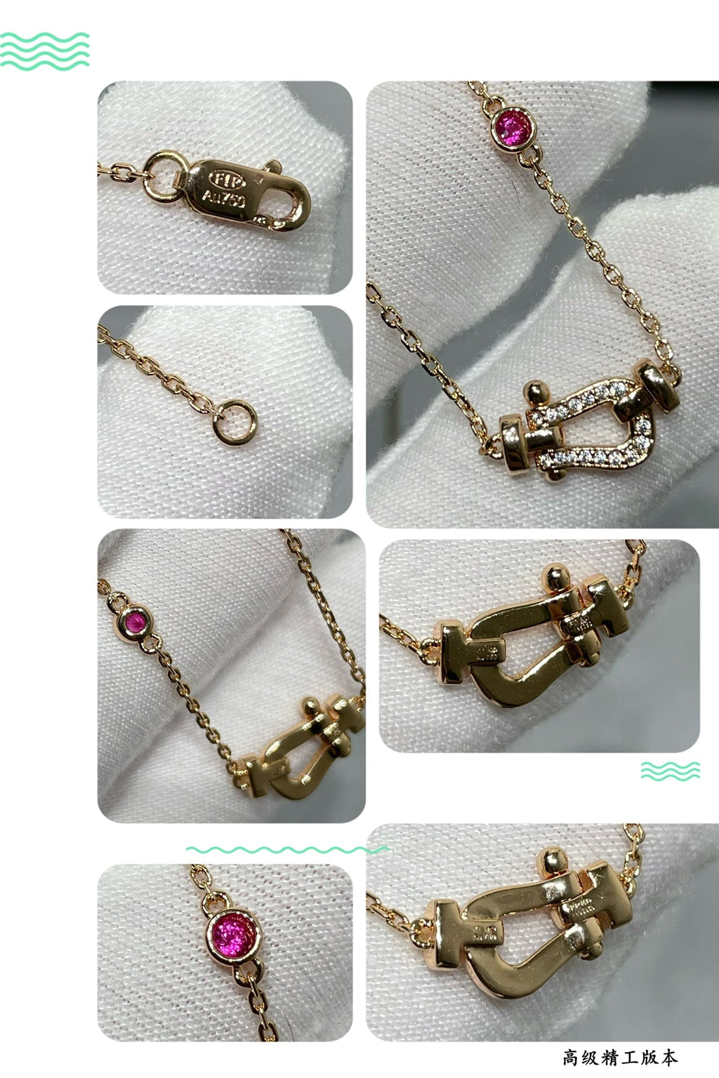 ¡®Lumi¡¯FORCE 10 DIAMOND PINK GOLD NECKLACE