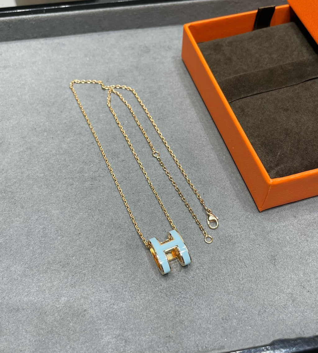 ¡®Lumi¡¯POP H SKY BLUE NECKLACE