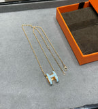 ¡®Lumi¡¯POP H SKY BLUE NECKLACE