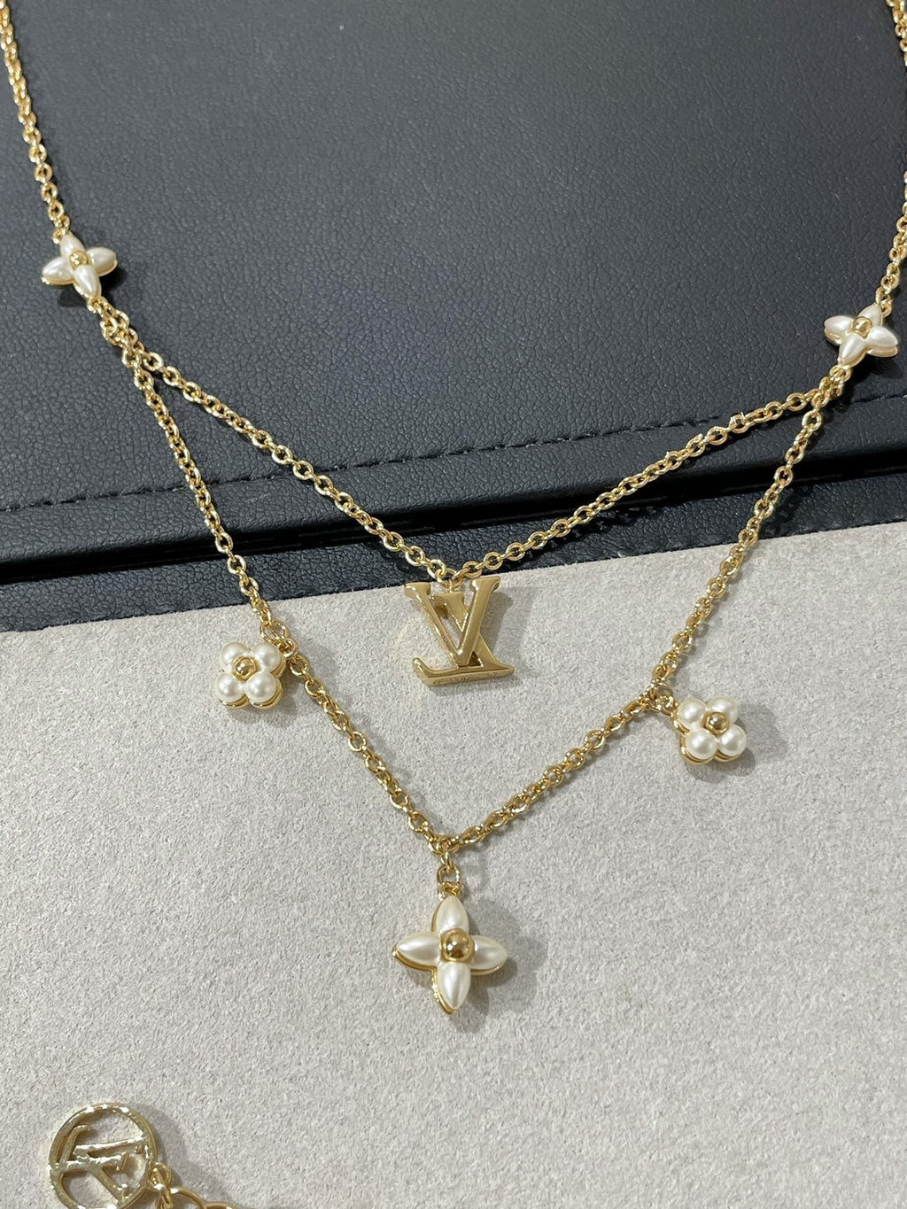 ¡®Lumi¡¯FLOWERGRAM GOLD MOP DOUBLE ROW NECKLACE