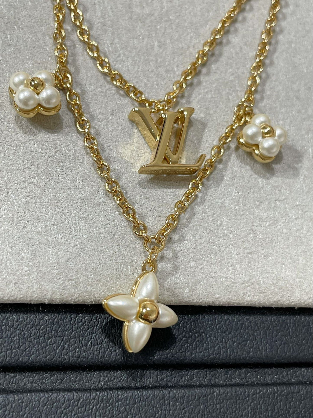 ¡®Lumi¡¯FLOWERGRAM GOLD MOP DOUBLE ROW NECKLACE