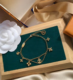 ¡®Lumi¡¯BLOOMING PINK GOLD MOP BRACELET