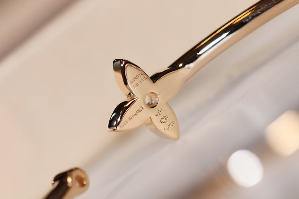 ¡®Lumi¡¯IDYLLE GOLD OPEN BRACELET DIAMOND PAVED