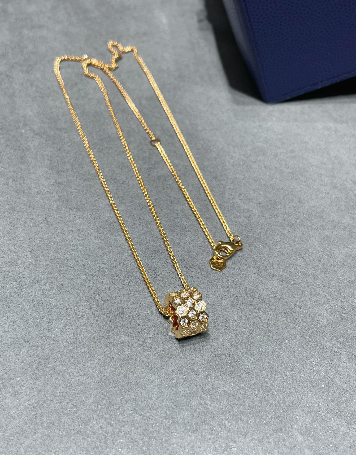 Lumi® BEE LOVE DIAMOND PAVED 3 ROW NECKLACE 