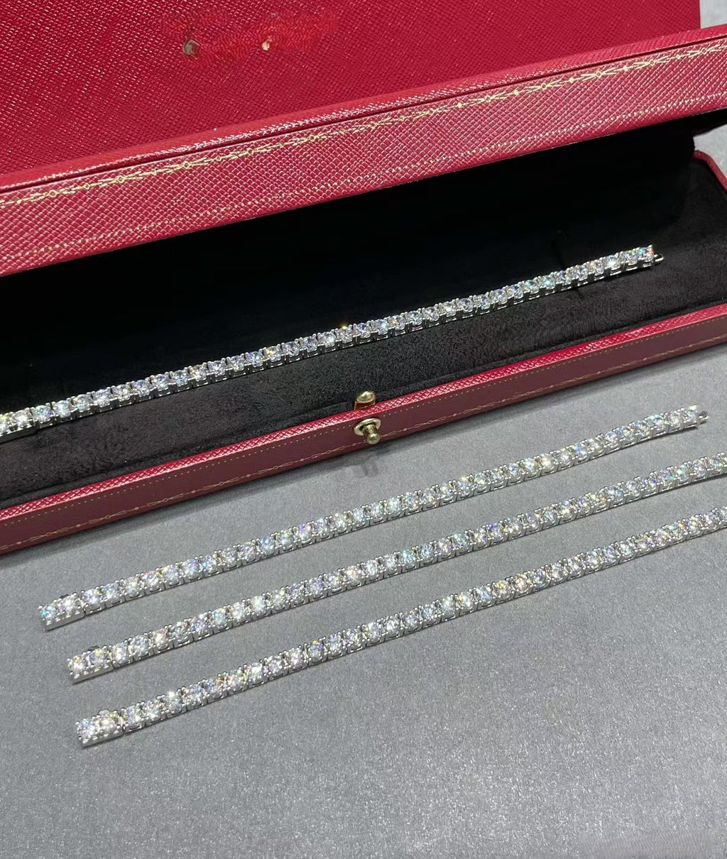 [¡®Lumi¡¯]TENNIS BRACELET WITH FULL DIAMOND SETTING