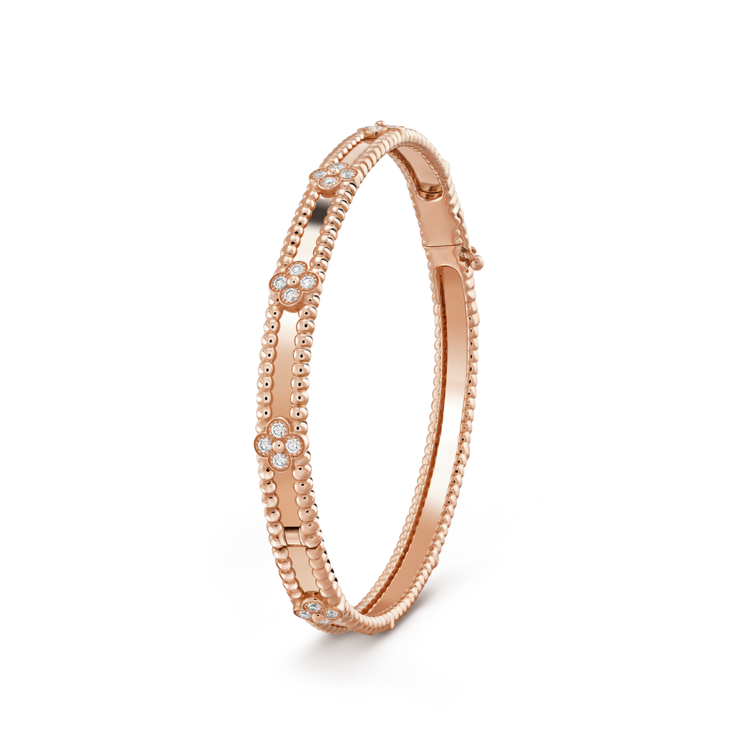 ¡®Lumi¡¯CLOVER BRACELET 4MM DIAMONDS