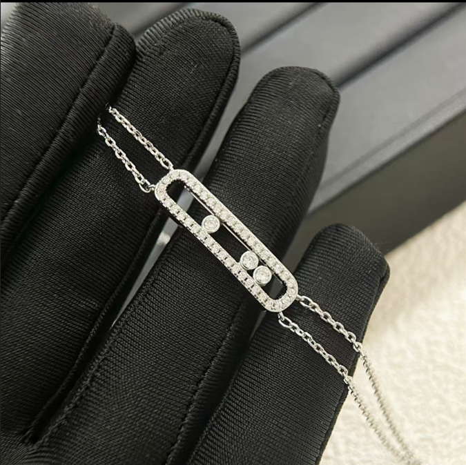 [Lumi Jewelry]2026 BRAND-NEW FROSTED BRACELET WITH DIAMONDS