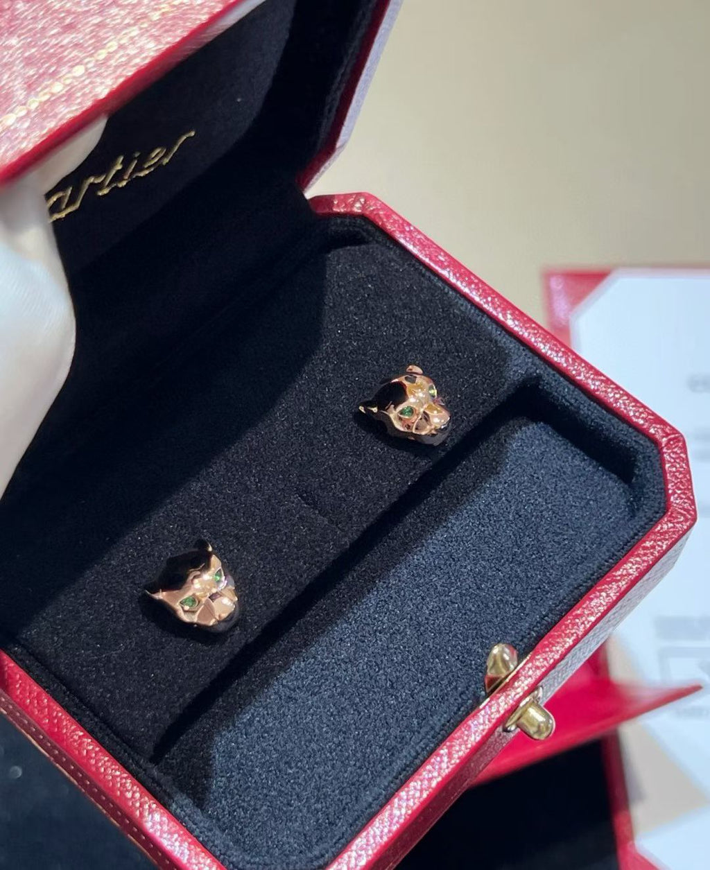 [Lumi Jewelry]CHRRTAH-PRINT STUD EARRINGS, THREE COLORS