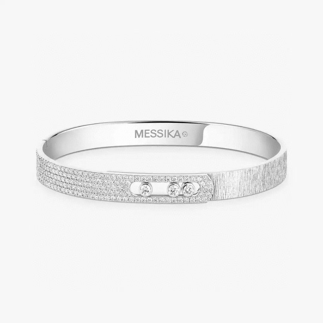 [Lumi Jewelry]2026 BRAND-NEW FROSTED BRACELET WITH DIAMONDS THREE COLORS