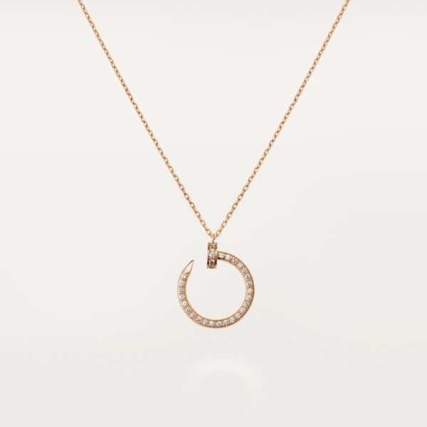 Lumi Juste Halskette, roségoldene Diamanten 