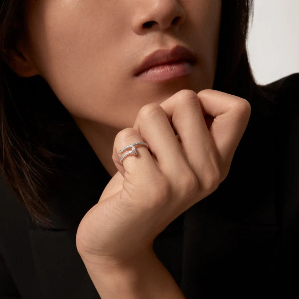 ¡®Lumi¡¯JUSTE RING 1.8MM SILVER DIAMONDS