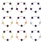 [Lumi jewelry]CLOVER 5 MOTIF LAPIS LAZULI BRACELET COLLECTION