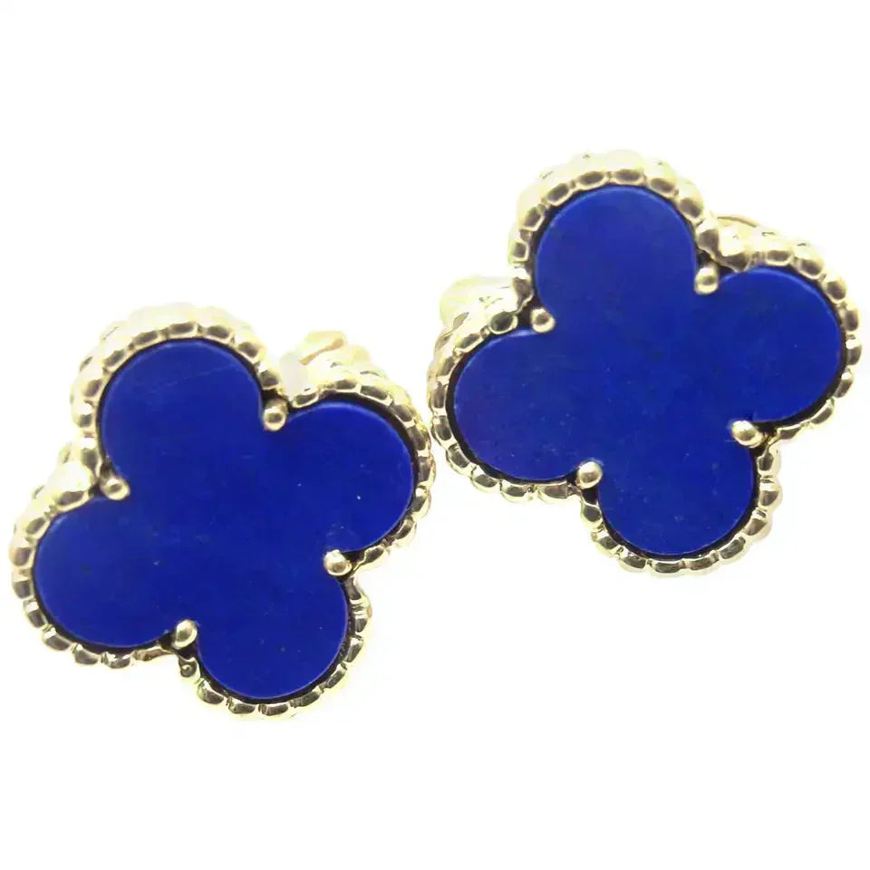 ¡®Lumi¡¯CLOVER MINI 9.5MM TURQUOISE EARRINGS