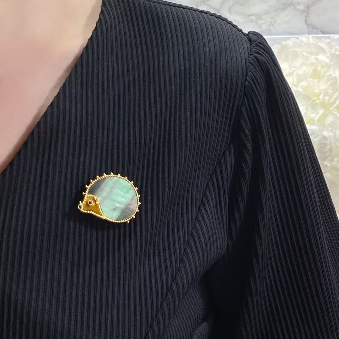 [Lumi Jewelry]2026 NEW Spring/Summer Animal Party Brooch Hedgehog