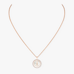 [Imperial] MOVE 1 DIAMOND WHITE MOTHER OF PEARL PINK GOLD DIAMOND NECKLACE