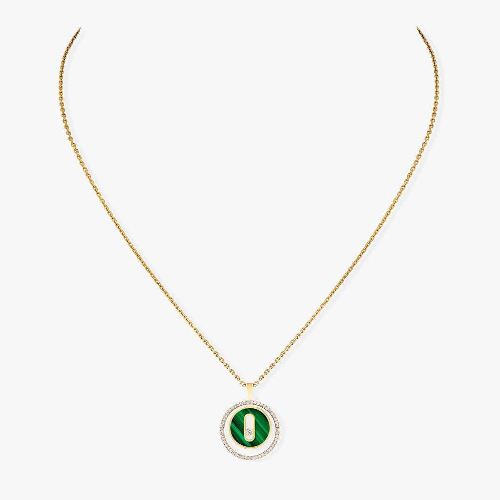 [Imperial] MOVE 1 DIAMOND MALACHITE GOLD DIAMOND NECKLACE