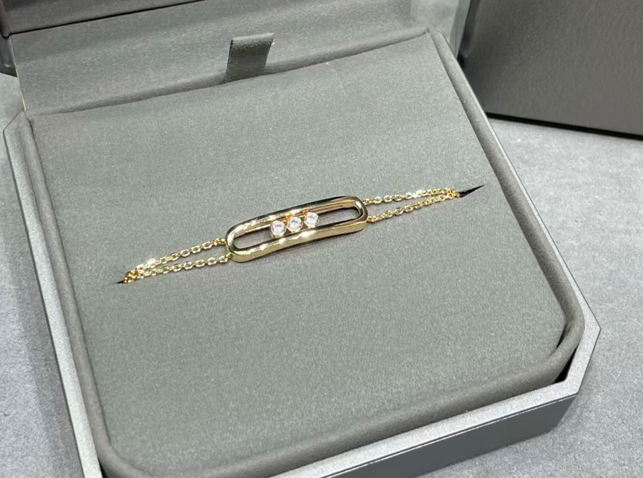 [Lumi Jewelry]2026 BRAND-NEW FROSTED BRACELET WITH DIAMONDS