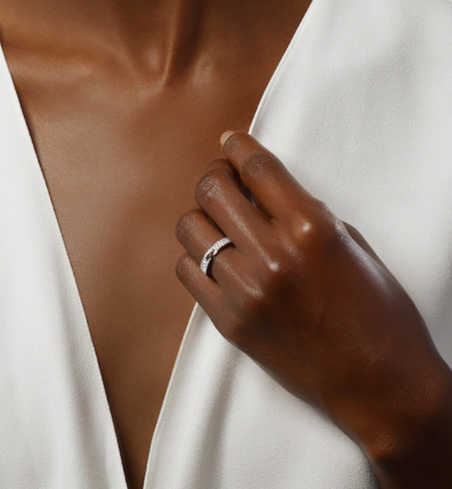 ¡®Lumi¡¯ALLIANCE LIENS VIDENCE PAVED DIAMOND 4MM RING