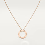 ¡®Lumi¡¯LOVE NECKLACE 16MM 3 DIAMONDS