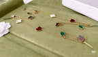 [Lumi Jewelry]  CLOVER 15 MOTIFS Flowers NECKLACE