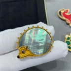 [Lumi Jewelry]2026 NEW Spring/Summer Animal Party Brooch Hedgehog