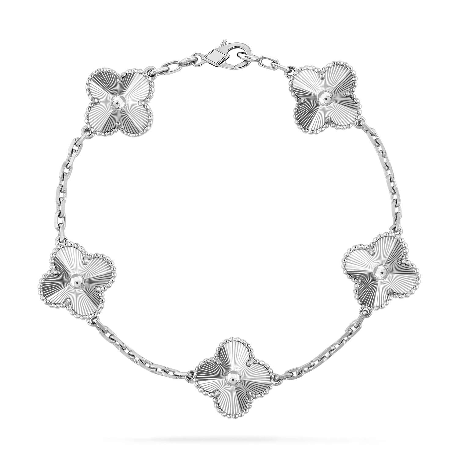 [Lumi jewelry] CLOVER 5 MOTIF LASER BRACELET COLLECTION